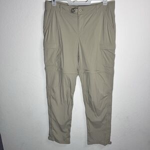 REI Co-Op Women's 14 Convertible Zip Off Outdoor Hiking Cargo Pants Relaxed Fit